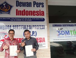 BNSP dan LSP Pers Indonesia Resmi Terbitkan Sertifikat Kompetensi Wartawan