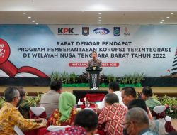 KPK : Skor MCP Provinsi NTB Lampaui Rata Rata Nasional