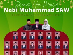 DPRD KSB Mengucapkan Selamat Hari Maulid Nabi Muhammad SAW