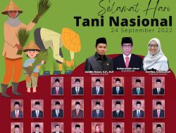 DPRD KSB Mengucapakan Selamat Hari Tani Nasional