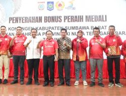 Pemda KSB Apresiasi dan Berikan Bonus untuk Atlet Porprov NTB XI
