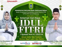 Selamat Hari Raya Idul Fitri 1 Syawal 1444 H / 2023 M