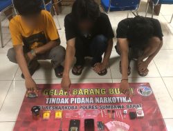 Diduga Miliki Sabu, Tiga Pemuda Asal Desa Meraran Diringkus Polisi