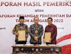 Ketua DPRD Hadiri Penerimaan Predikat WTP Berturut-turut Pemda KSB