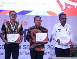 Tertinggi Capaian Nilai MCP di Propinsi NTB, Bupati KSB Dapat Penghargaan Dari KPK