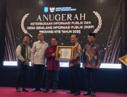 KSB Meraih Kategori Informatif Anugerah Keterbukaan Informasi Publik Tahun 2023