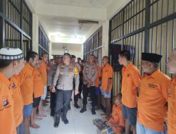 Kapolres Lakukan Pengecekan Rutin Napi di Rutan Polres KSB