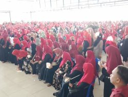 Ribuan Emak-emak Banjiri Pengukuhan Relawan Pemenangan Amar-Nani