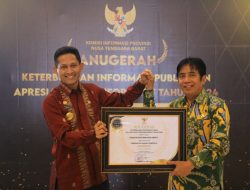 Ajang Anugerah KIP Provinsi NTB 2024, KSB Raih Juara 1 Kabupaten Informatif