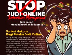 DISKOMINFO KSB: STOP JUDI ONLINE