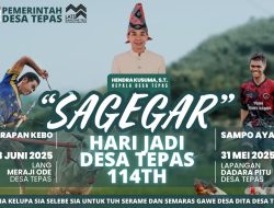 Rayakan HUT ke-114, Pemdes Tepas Gelar Aneka Lomba, Usung Tema “SAGEGAR”