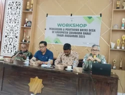 DPMD KSB Gelar Kegiatan Workshop Penegasan dan Penetapan Batas Desa 