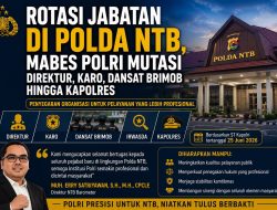 Rotasi Jabatan di Polda NTB, Mabes Polri Mutasi Direktur, Karo, Dansat Brimob hingga Kapolres