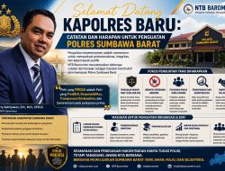 Selamat Datang Kapolres Baru, Catatan dan Harapan untuk Penguatan Polres Sumbawa Barat
