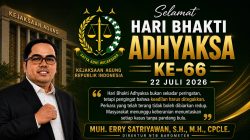 Ucapan Selamat Hari Bhakti Adhyaksa Ke-66