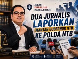 Dua Jurnalis Laporkan Mantan Gubernur NTB ke Polda