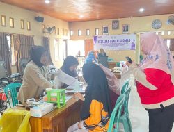 Tim Peno Laung RSUD Asy-Syifa’ Sukses Gelar Donor Darah di Desa Bukit Damai Dukung GERMAS